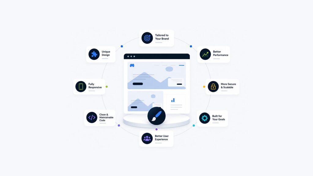 Custom Web Design vs Website Templates