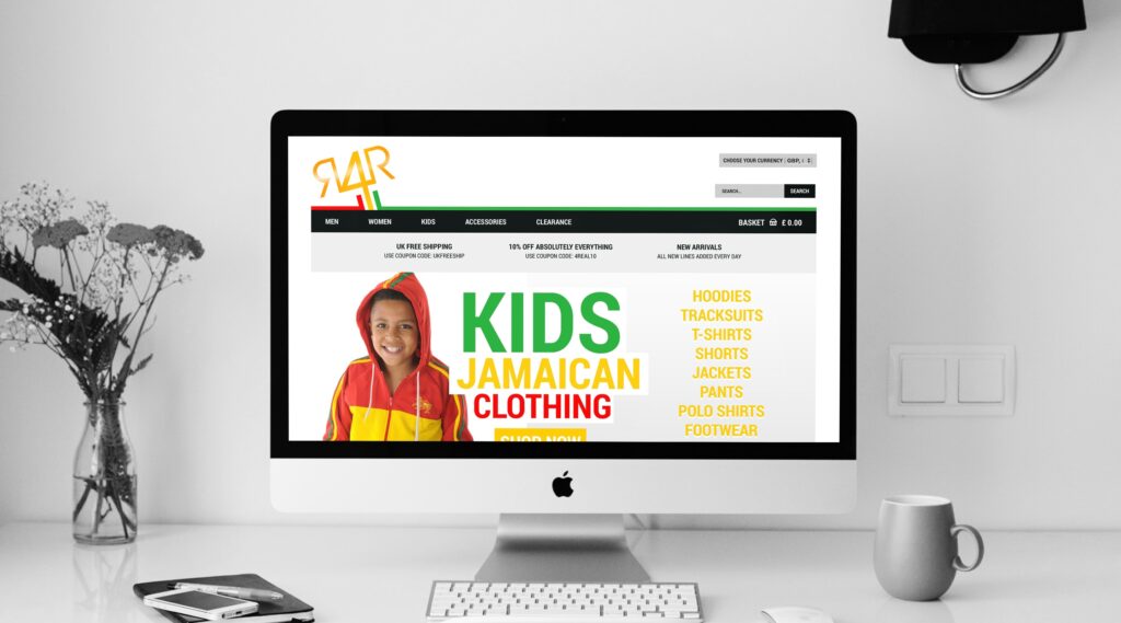Rast4Real Ecommerce Clothing Website