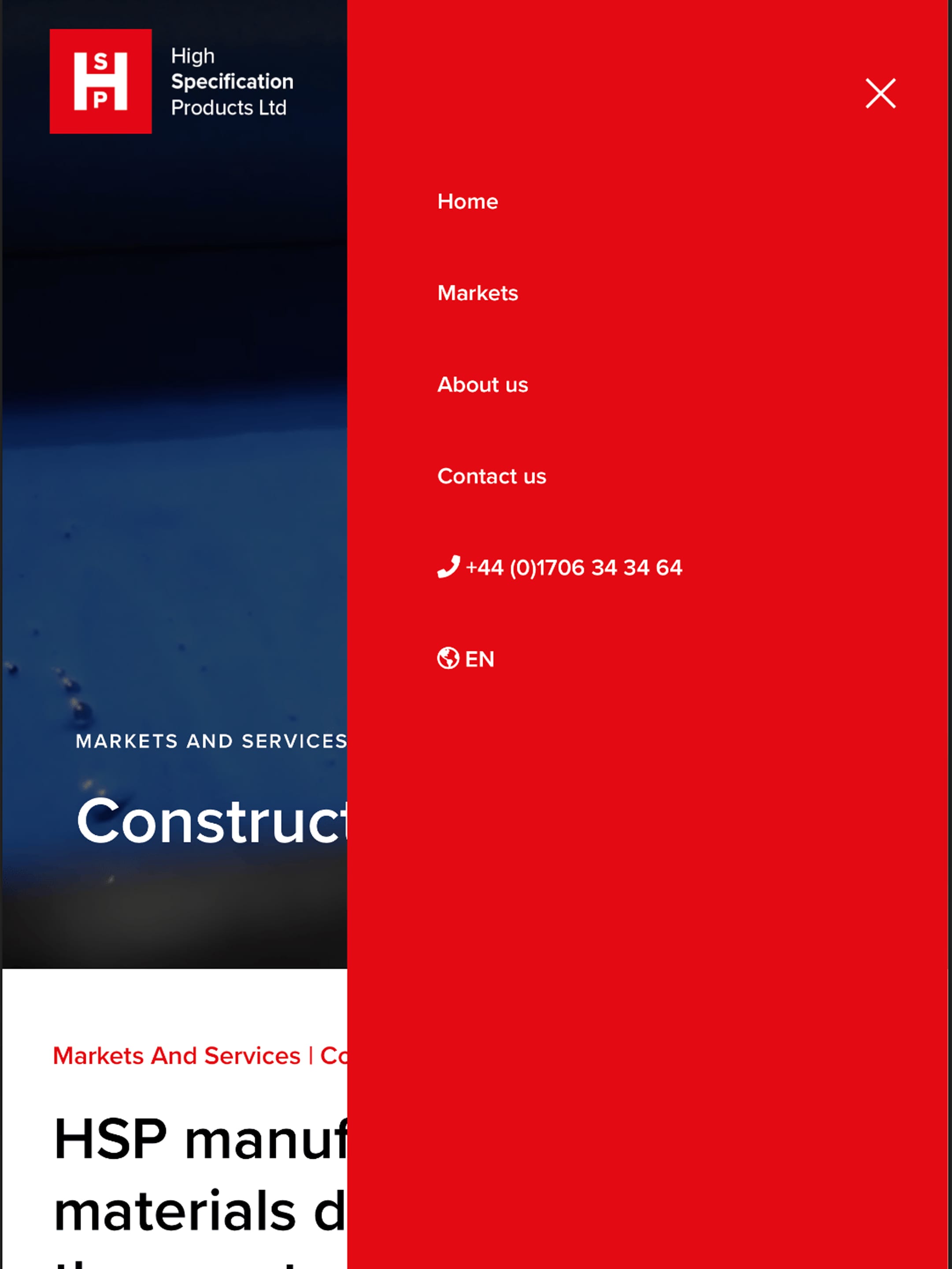 High Specification Products