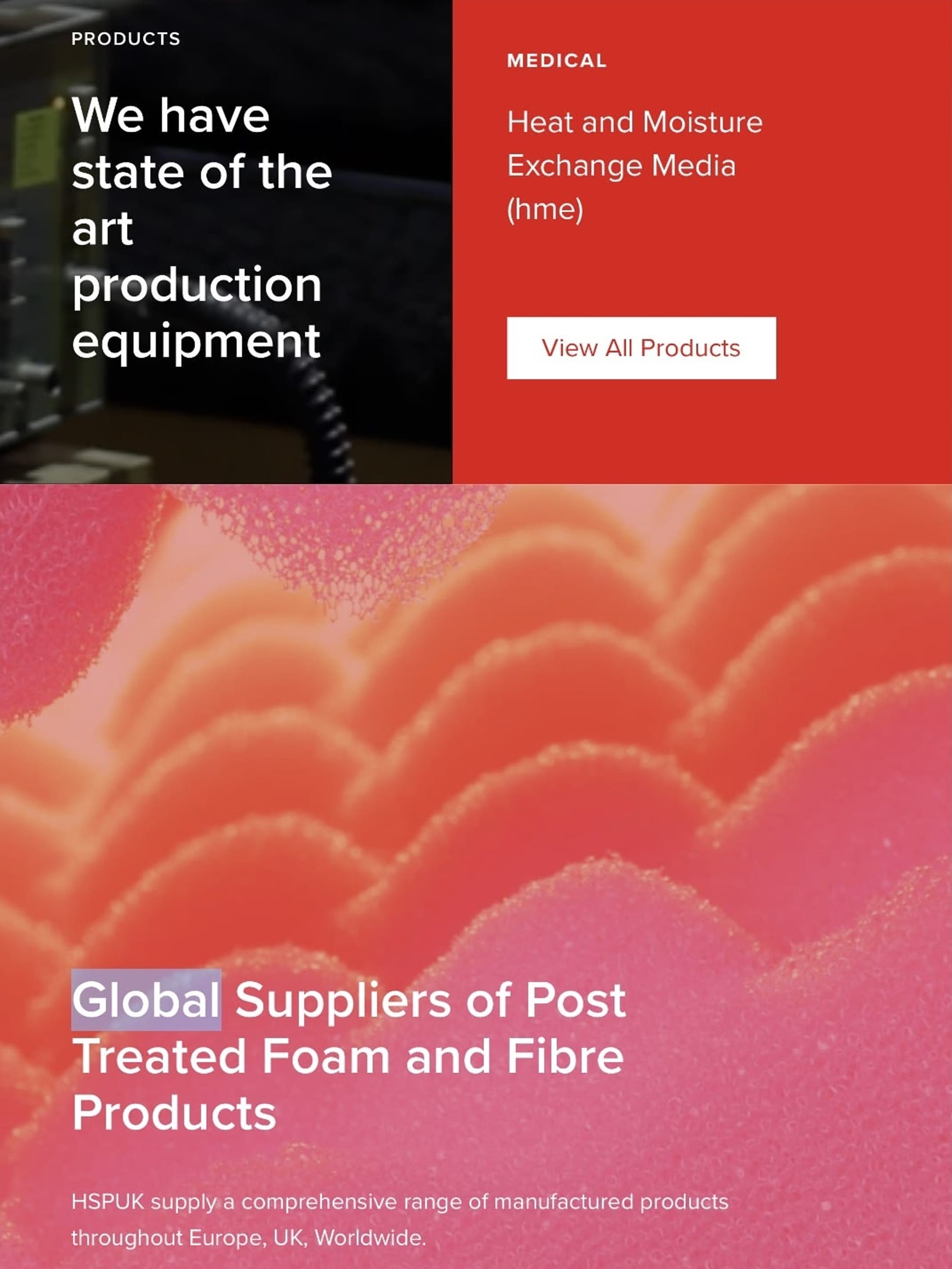 High Specification Products