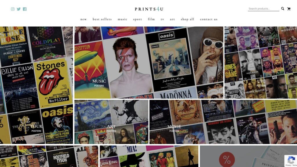 Prints4u eCommerce Website