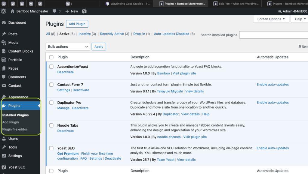 Finding Plugins